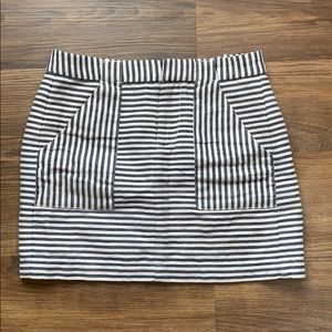 Madewell striped skirt